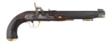 SINGLE SHOT .45 CALIBER PERCUSSION PISTOL