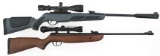 GAMO AND BENJAMIN .177 CALIBER AIR RIFLES LOT OF 2