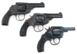 38 CALIBER REVOLVERS FOR PARTS OR REPAIR LOT OF 3