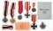 WWII GERMAN CAMPAIGN & MERIT MEDAL LOT OF 7