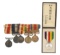 WWI - WWII JAPANESE COMMEMORATIVE & WAR MEDALS BAR