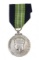 BRITISH GEORGE VI COLONIAL POLICE SILVER MEDAL