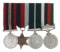 WWII UNITED KINGDOM PAKISTANI NAMED MEDALS BAR