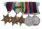 WWII UNITED KINGDOM NAMED MEDALS BAR