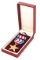 WWII USMC / USN SILVER STAR WITH MAROON CASE