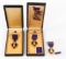 WWII - VIETNAM NAMED PURPLE HEART MEDAL LOT OF 3