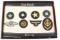 FRAMED WWII GERMAN SS & KRIEGSMARINE INSIGNIA