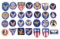 WWII USAAF GREEN BORDER & AAF PATCH LOT OF 28