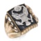 WWII US ARMY 14K GOLD FILLED SIGNET RING