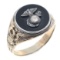 WWII US MARINES 14K GOLD FILLED SIGNET RING
