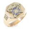 WWII 10K US ARMY QUARTERMASTER 1928 SIGNET RING