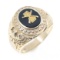 10K GOLD UNITED STATES ARMY SIGNET RING