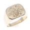 14K GOLD US NAVAL RESERVE INTAGLIO SEAL RING