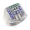 WWII 1944 UNITED STATES CBI THEATER STERLING RING