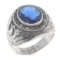 WWII UNITED STATES NAVY SILVER SIGNET RING