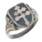 WWII US 79th INFANTRY DIVISION MEDIC SILVER RING