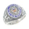 WWII US ARMY 13th INFANTRY SILVER SIGNET RING