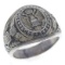 WWII US ARMY AIR FORCE PILOT OFFICER'S SILVER RING