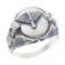 WWII US ARMY AIR FORCE STERLING SILVER LOCKET RING