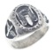 WWII US ARMY AIR FORCES AERIAL GUNNER SILVER RING
