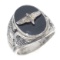 WWII US ARMY AIR FORCES SIGNET SILVER RING