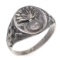 WWII US ARMY ORDNANCE SILVER SIGNET RING