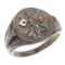 WWII US ARMY SIGNAL CORPS SILVER SIGNET RING