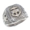 WWII US NAVY STERING SILVER & 10K GOLD SIGNET RING
