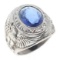 WWII US NAVY STERLING SILVER SIGNET RING