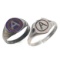 WWII US THIRD ARMY SILVER SIGNET RINGS