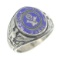 WWII USAAF 90th BG JOLLY ROGERS SILVER SIGNET RING