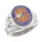 UNITED STATES ARMY SIGNAL CORPS SILVER SIGNET RING