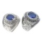 UNITED STATES NAVY SILVER SIGNET RINGS