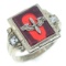 US ARMY AIR CORPS VERMEIL SILVER SIGNET RING
