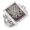 US ARMY STERLING SILVER SIGNET RING