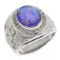 US COAST GUARD STERLING SILVER SIGNET RING