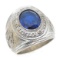 US NAVY STERLING SILVER SIGNET RING