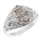 WOMEN'S US NAVY STERLING SILVER SIGNET RING