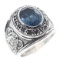 UNITED STATES NAVY STERLING SILVER SIGNET RING