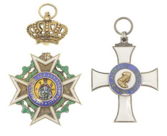 IMPERIAL GERMAN ORDER OF ST HENRY & ALBERT MEDALS