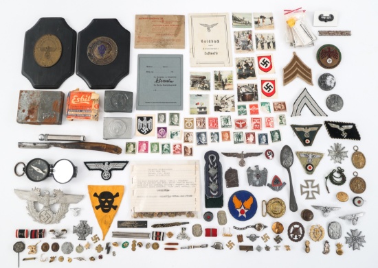 WWII GERMAN ARMY & LUFTWAFFE INSIGNIA LOT