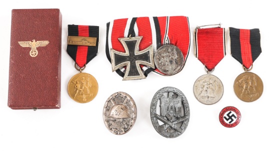 WWII GERMAN NSDAP / WERMACHT MEDALS & BADGES