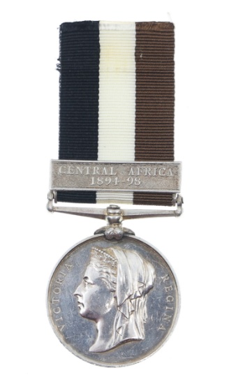 BRITISH CENTRAL AFRICA 1894-98 NAMED SILVER MEDAL