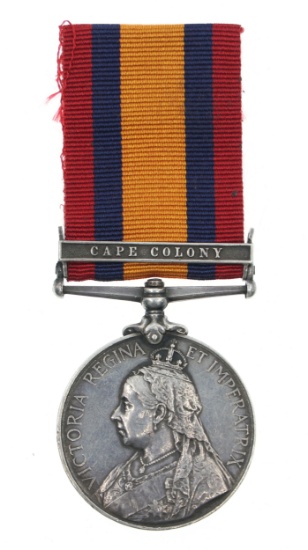 BRITISH QUEEN VICTORIA SOUTH AFRICA SILVER MEDAL