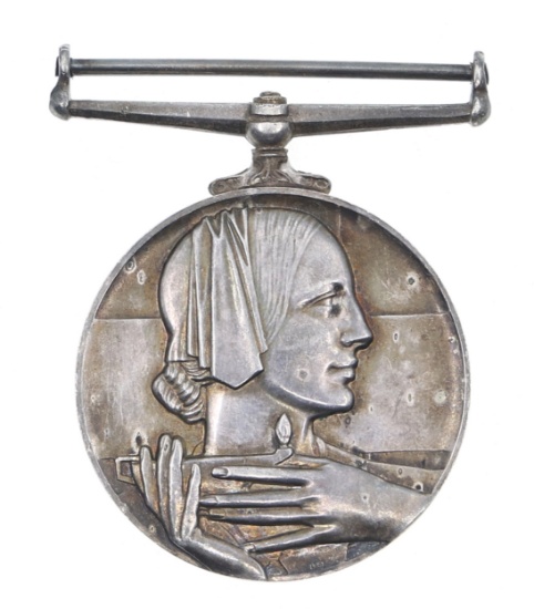 BRITISH VOLUNTARY MEDICAL SERVICE NAMED MEDAL