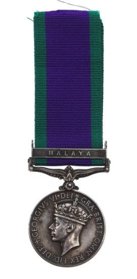 UNITED KINGDOM GEORGE VI GEN. SERVICE SILVER MEDAL