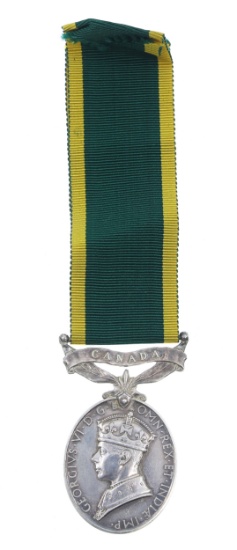 GEORGE VI EFFICIENCY CANADIAN ARMY MED CORPS MEDAL