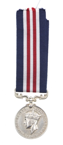 WWII GEORGE VI BRAVERY IN THE FIELD MILITARY MEDAL