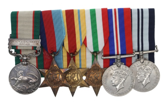 WWII UNITED KINGDOM NAMED MEDALS BAR