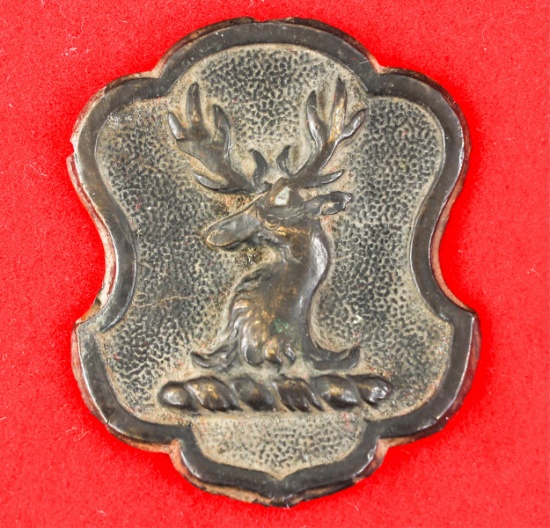 CIVIL WAR US VERMONT KEPI DUG INSIGNIA